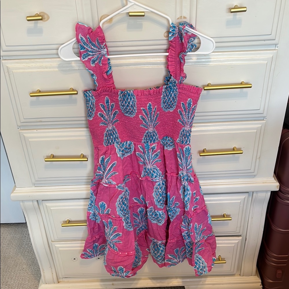 crown & ivy Pink and Blue Kids Dress